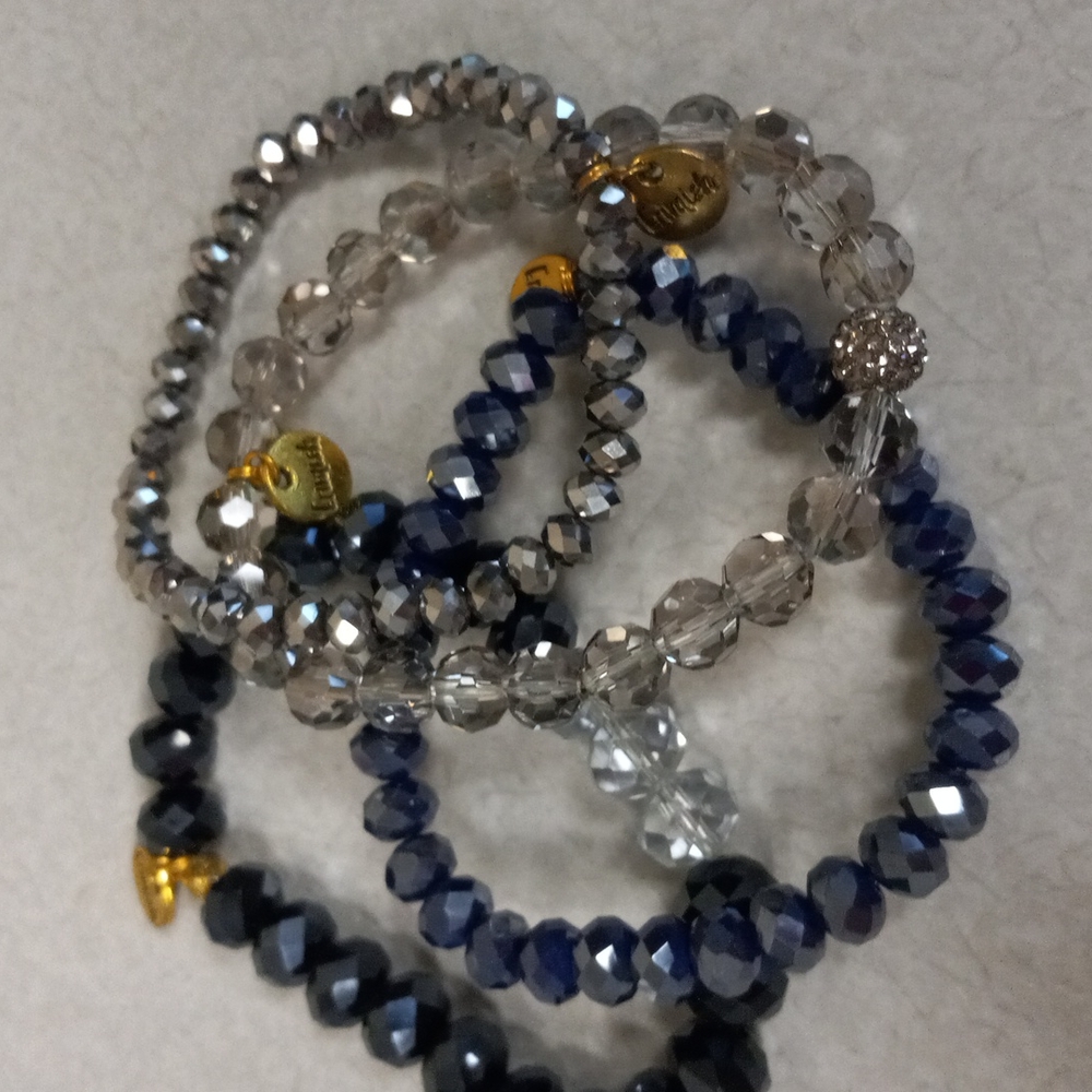 4 Erimish bracelets blue